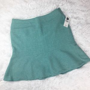 GAP Wool Trumpet Flare Skirt
